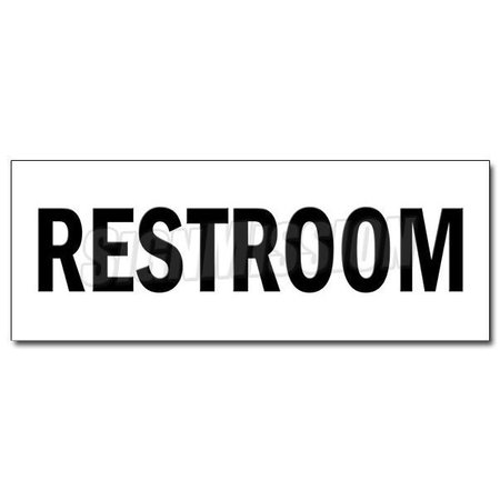 SIGNMISSION RESTROOM DECAL sticker john stall water closet ladies room bathroom, D-24 Restroom D-24 Restroom